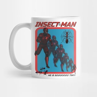 INSECT MAN Retro Off Brand Knock Off Parody Boot Super Hero Mug